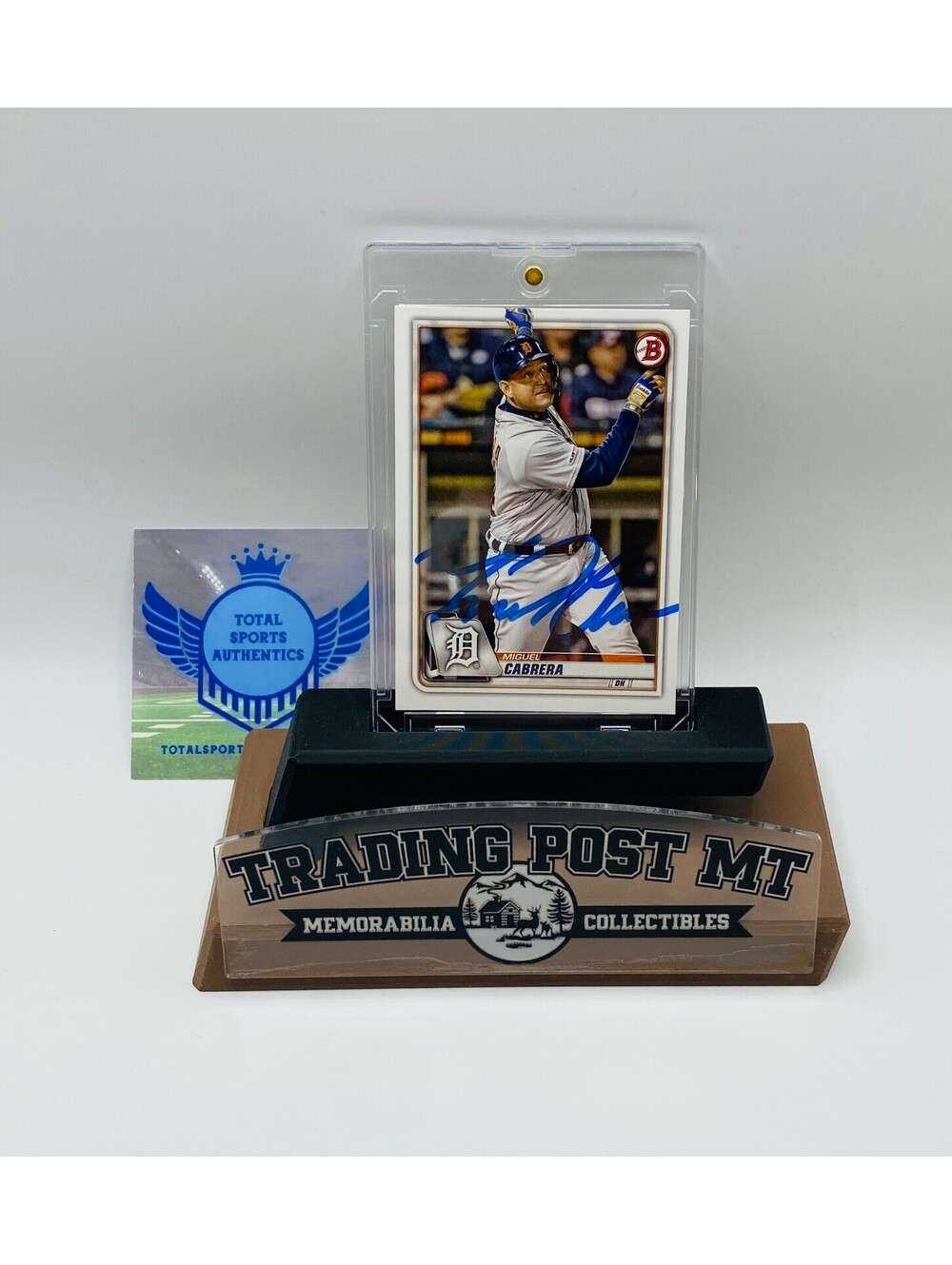 Miguel Cabrera Signed Card With COA (3221171) (Tigers)